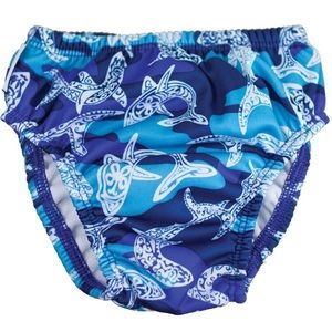 Reusable swim diaper shark Camo
